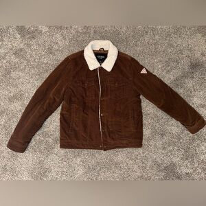 Guess Corduroy Fleece Lined Jacket